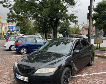 Черный Мазда 6, объемом двигателя 2 л и пробегом 390 тыс. км за 2699 $, фото 1 на Automoto.ua