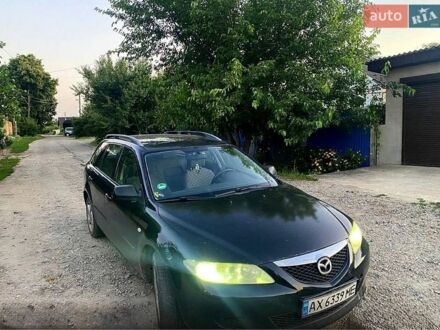 Черный Мазда 6, объемом двигателя 2 л и пробегом 200 тыс. км за 3100 $, фото 1 на Automoto.ua