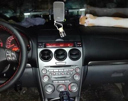 Черный Мазда 6, объемом двигателя 2 л и пробегом 317 тыс. км за 3000 $, фото 1 на Automoto.ua