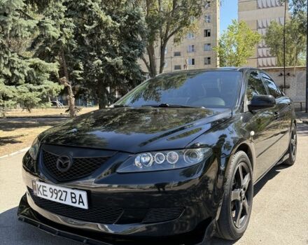 Черный Мазда 6, объемом двигателя 2 л и пробегом 270 тыс. км за 5500 $, фото 1 на Automoto.ua