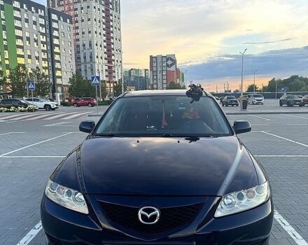 Черный Мазда 6, объемом двигателя 2 л и пробегом 345 тыс. км за 3700 $, фото 1 на Automoto.ua