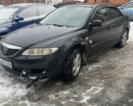 Черный Мазда 6, объемом двигателя 2 л и пробегом 240 тыс. км за 4000 $, фото 1 на Automoto.ua