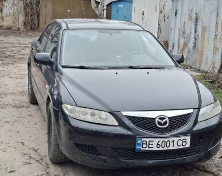 Черный Мазда 6, объемом двигателя 2 л и пробегом 200 тыс. км за 2000 $, фото 1 на Automoto.ua