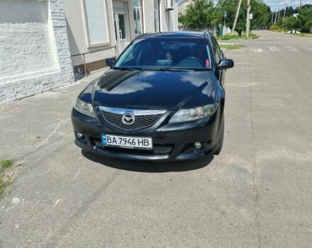 Черный Мазда 6, объемом двигателя 2 л и пробегом 306 тыс. км за 3507 $, фото 1 на Automoto.ua