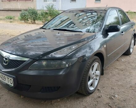 Черный Мазда 6, объемом двигателя 2 л и пробегом 372 тыс. км за 2500 $, фото 1 на Automoto.ua