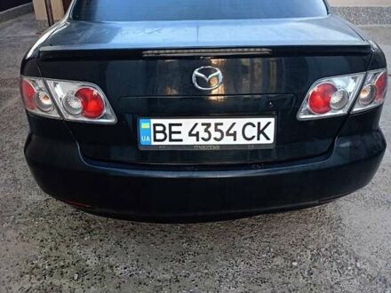 Черный Мазда 6, объемом двигателя 2 л и пробегом 245 тыс. км за 4999 $, фото 1 на Automoto.ua