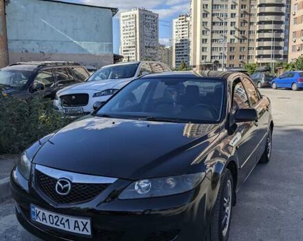 Черный Мазда 6, объемом двигателя 2 л и пробегом 322 тыс. км за 3400 $, фото 1 на Automoto.ua