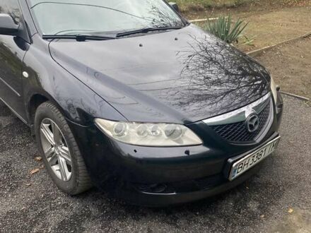 Черный Мазда 6, объемом двигателя 2 л и пробегом 416 тыс. км за 4800 $, фото 1 на Automoto.ua