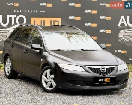 Черный Мазда 6, объемом двигателя 2 л и пробегом 350 тыс. км за 3800 $, фото 1 на Automoto.ua