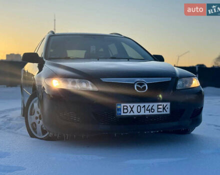 Черный Мазда 6, объемом двигателя 1.8 л и пробегом 237 тыс. км за 3400 $, фото 1 на Automoto.ua