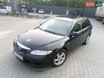 Черный Мазда 6, объемом двигателя 2 л и пробегом 346 тыс. км за 3350 $, фото 1 на Automoto.ua