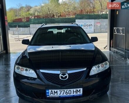 Черный Мазда 6, объемом двигателя 2 л и пробегом 310 тыс. км за 3300 $, фото 1 на Automoto.ua
