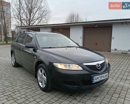 Чорний Мазда 6, об'ємом двигуна 2 л та пробігом 250 тис. км за 1950 $, фото 1 на Automoto.ua