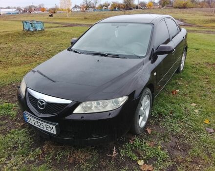 Черный Мазда 6, объемом двигателя 2 л и пробегом 99 тыс. км за 2500 $, фото 1 на Automoto.ua