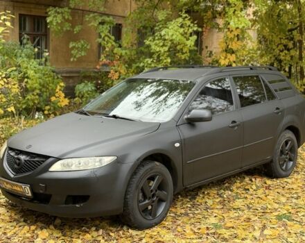 Черный Мазда 6, объемом двигателя 2 л и пробегом 300 тыс. км за 2250 $, фото 1 на Automoto.ua