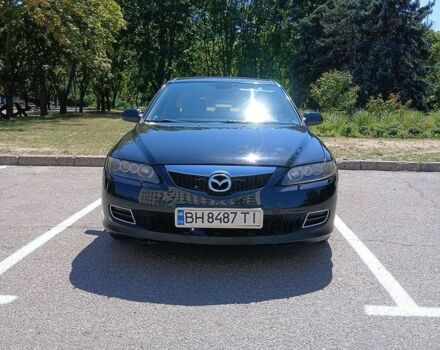 Черный Мазда 6, объемом двигателя 2 л и пробегом 286 тыс. км за 5500 $, фото 1 на Automoto.ua