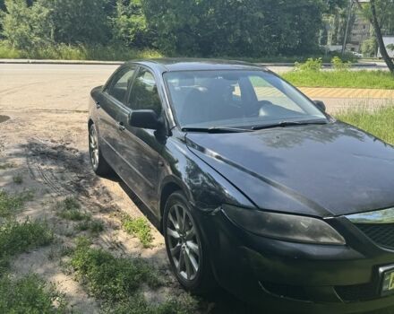 Черный Мазда 6, объемом двигателя 2 л и пробегом 372 тыс. км за 3800 $, фото 1 на Automoto.ua