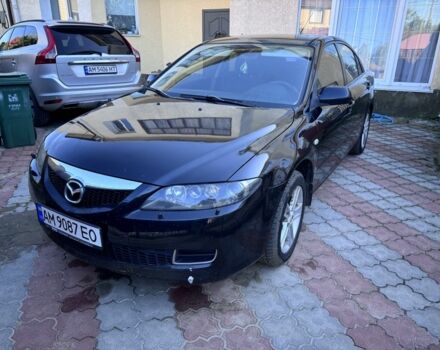 Чорний Мазда 6, об'ємом двигуна 2 л та пробігом 306 тис. км за 3650 $, фото 1 на Automoto.ua