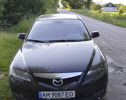 Чорний Мазда 6, об'ємом двигуна 2 л та пробігом 305 тис. км за 3800 $, фото 1 на Automoto.ua