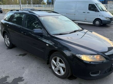Черный Мазда 6, объемом двигателя 1.8 л и пробегом 223 тыс. км за 3200 $, фото 1 на Automoto.ua