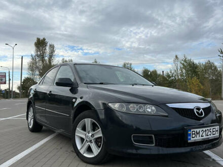 Чорний Мазда 6, об'ємом двигуна 2 л та пробігом 128 тис. км за 6800 $, фото 1 на Automoto.ua