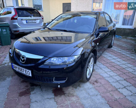 Чорний Мазда 6, об'ємом двигуна 2 л та пробігом 306 тис. км за 3650 $, фото 1 на Automoto.ua