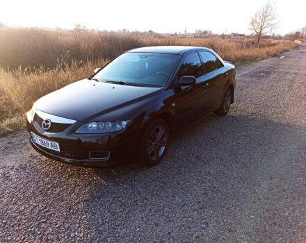Черный Мазда 6, объемом двигателя 1.8 л и пробегом 200 тыс. км за 4700 $, фото 1 на Automoto.ua