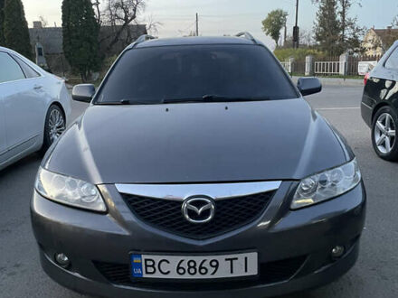 Черный Мазда 6, объемом двигателя 2 л и пробегом 280 тыс. км за 3800 $, фото 1 на Automoto.ua