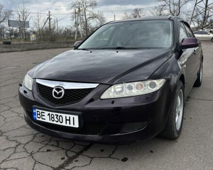 Черный Мазда 6, объемом двигателя 2 л и пробегом 410 тыс. км за 4200 $, фото 1 на Automoto.ua