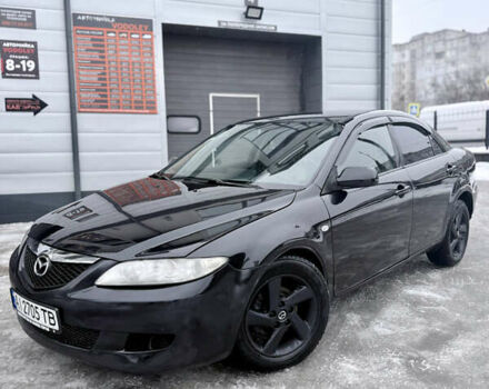 Черный Мазда 6, объемом двигателя 2 л и пробегом 278 тыс. км за 5400 $, фото 1 на Automoto.ua