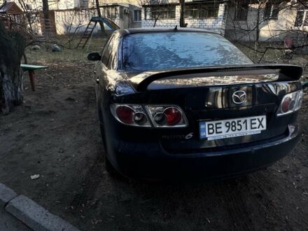 Чорний Мазда 6, об'ємом двигуна 2.01 л та пробігом 196 тис. км за 3100 $, фото 1 на Automoto.ua