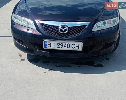 Черный Мазда 6, объемом двигателя 2 л и пробегом 207 тыс. км за 3500 $, фото 1 на Automoto.ua