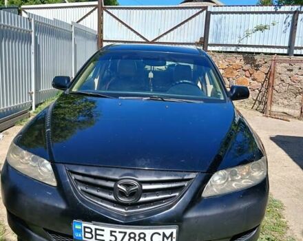 Черный Мазда 6, объемом двигателя 2.3 л и пробегом 283 тыс. км за 4300 $, фото 1 на Automoto.ua