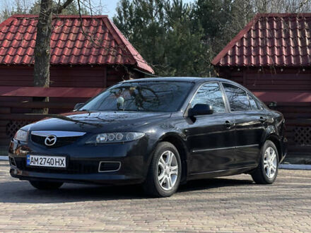 Мазда 6 2005 в Олевске на Automoto.ua Черный Мазда 6, объемом двигателя 2.26 л и пробегом 177 тыс. км за 5200 $, фото 1 на Automoto.ua