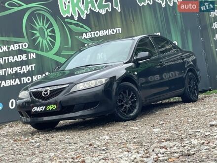 Черный Мазда 6, объемом двигателя 1.8 л и пробегом 320 тыс. км за 4900 $, фото 1 на Automoto.ua