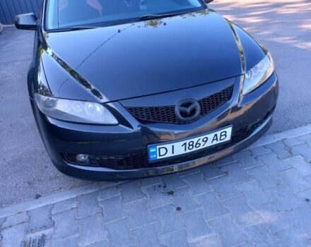 Черный Мазда 6, объемом двигателя 2 л и пробегом 225 тыс. км за 4989 $, фото 1 на Automoto.ua