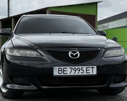 Черный Мазда 6, объемом двигателя 2 л и пробегом 320 тыс. км за 3400 $, фото 1 на Automoto.ua