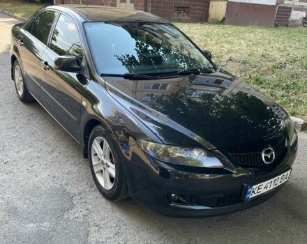 Черный Мазда 6, объемом двигателя 2 л и пробегом 191 тыс. км за 5200 $, фото 1 на Automoto.ua