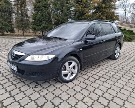 Черный Мазда 6, объемом двигателя 2 л и пробегом 200 тыс. км за 2600 $, фото 1 на Automoto.ua
