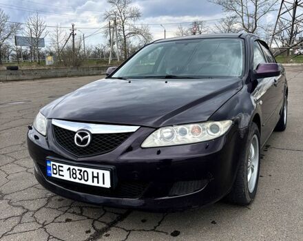 Черный Мазда 6, объемом двигателя 2 л и пробегом 410 тыс. км за 4200 $, фото 1 на Automoto.ua