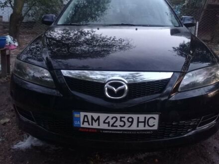 Чорний Мазда 6, об'ємом двигуна 2 л та пробігом 220 тис. км за 5700 $, фото 1 на Automoto.ua