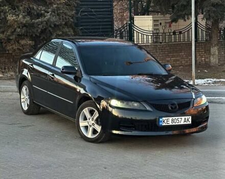Черный Мазда 6, объемом двигателя 2 л и пробегом 238 тыс. км за 5399 $, фото 1 на Automoto.ua