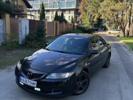Черный Мазда 6, объемом двигателя 2 л и пробегом 275 тыс. км за 5200 $, фото 1 на Automoto.ua