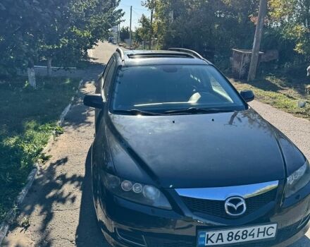 Чорний Мазда 6, об'ємом двигуна 2 л та пробігом 342 тис. км за 4200 $, фото 1 на Automoto.ua
