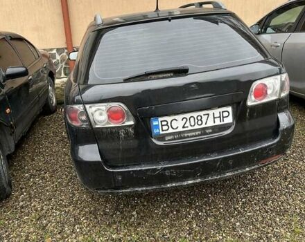 Черный Мазда 6, объемом двигателя 2 л и пробегом 265 тыс. км за 3000 $, фото 1 на Automoto.ua