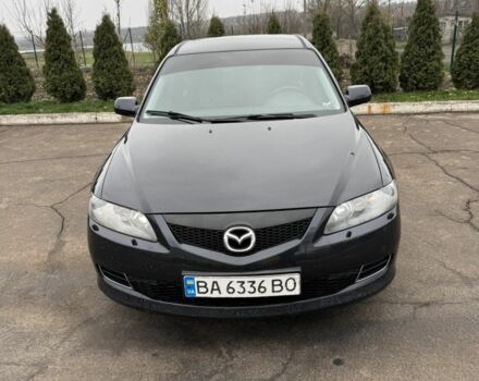Черный Мазда 6, объемом двигателя 2 л и пробегом 286 тыс. км за 4800 $, фото 1 на Automoto.ua