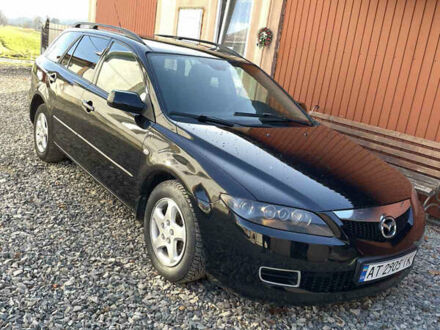 Черный Мазда 6, объемом двигателя 2 л и пробегом 271 тыс. км за 4900 $, фото 1 на Automoto.ua