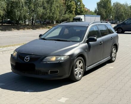 Чорний Мазда 6, об'ємом двигуна 2 л та пробігом 250 тис. км за 1655 $, фото 1 на Automoto.ua