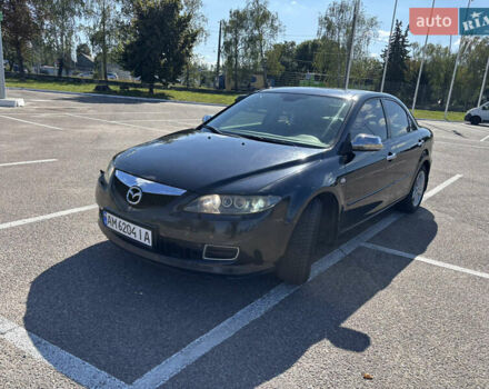 Чорний Мазда 6, об'ємом двигуна 2 л та пробігом 191 тис. км за 5300 $, фото 1 на Automoto.ua