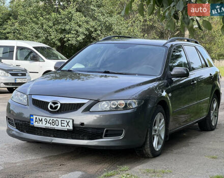 Черный Мазда 6, объемом двигателя 1.8 л и пробегом 300 тыс. км за 3300 $, фото 1 на Automoto.ua
